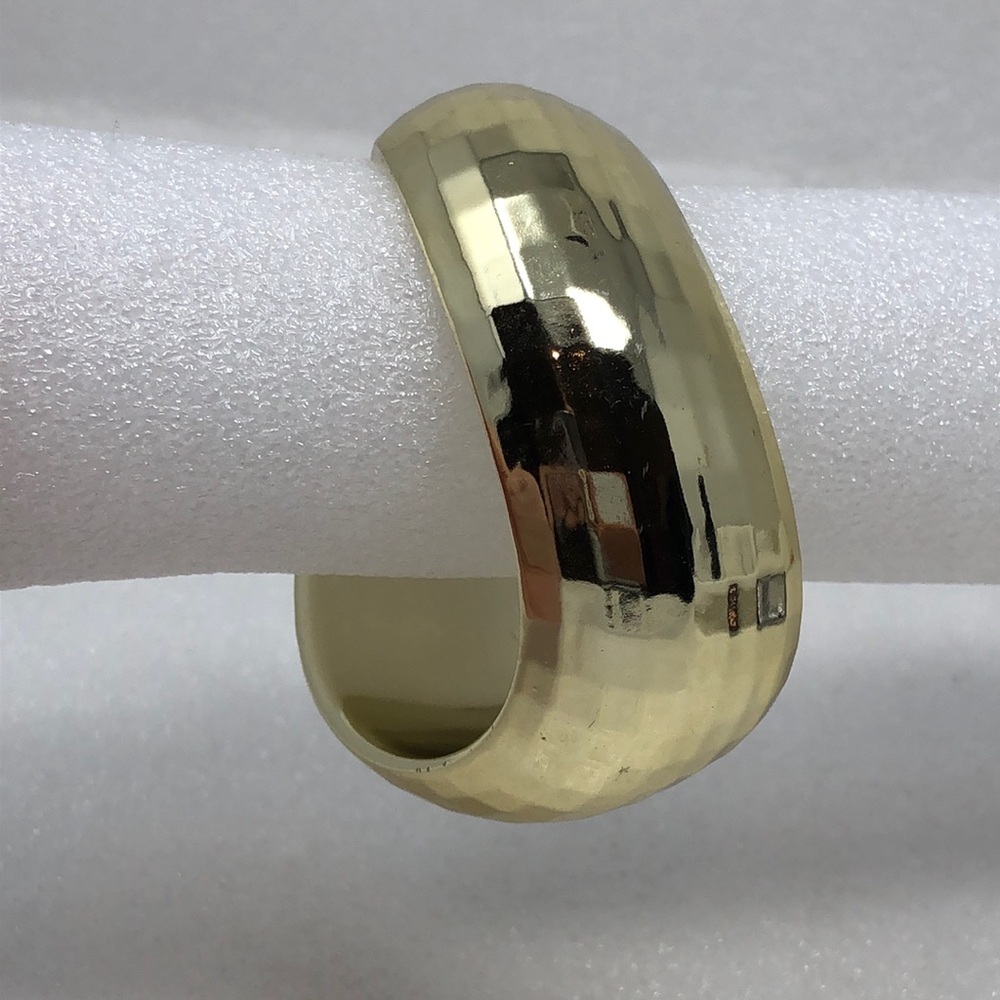 Vintage Lucite Bangles Set Of Two Faceted Wavy - Picture 4 of 13